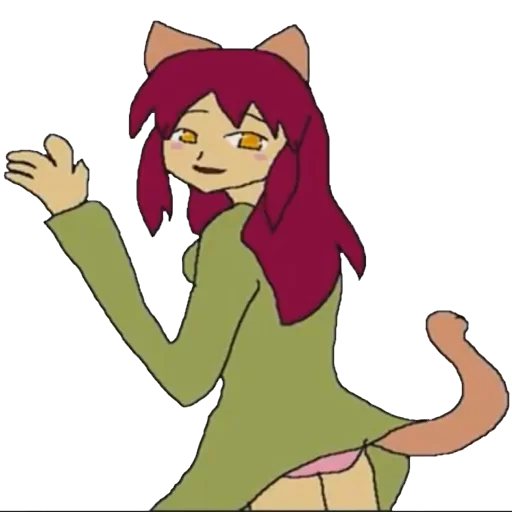 👋 Стикер «Nyan ~ Neko Sugar Girls» для Telegram