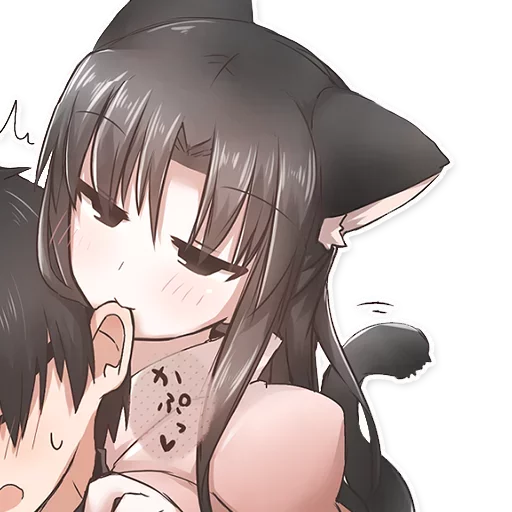 💋 Стикер «NekoTetoPack» для Telegram