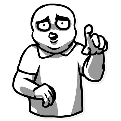Стикерпак Awkward для Telegram