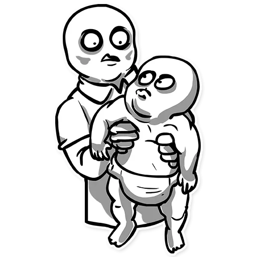 😲 Стикер «Awkward» для Telegram