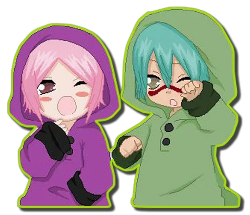 👭 Стикер «NELU [รקร]» для Telegram
