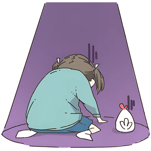 😞 Стикер «Немечан и кура» для Telegram
