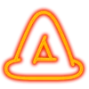🙁 Эмодзи «Neon font Неоновый шрифт» для Telegram