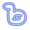 🙁 Эмодзи «Neon font Неоновый шрифт» для Telegram