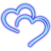 🙁 Эмодзи «Neon font Неоновый шрифт» для Telegram