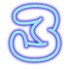🙁 Эмодзи «Neon font Неоновый шрифт» для Telegram
