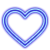 🙁 Эмодзи «Neon font Неоновый шрифт» для Telegram