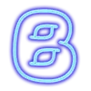 🙁 Эмодзи «Neon font Неоновый шрифт» для Telegram