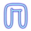 🙁 Эмодзи «Neon font Неоновый шрифт» для Telegram