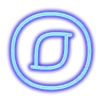 🙁 Эмодзи «Neon font Неоновый шрифт» для Telegram