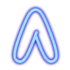 🙁 Эмодзи «Neon font Неоновый шрифт» для Telegram