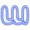 🙁 Эмодзи «Neon font Неоновый шрифт» для Telegram
