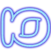 🙁 Эмодзи «Neon font Неоновый шрифт» для Telegram
