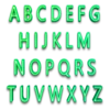 🔤 Эмодзи «Neon Alphabet» для Telegram