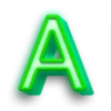Стикерпак Neon Alphabet для Telegram