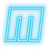 ➡️ Эмодзи «Neon Blue» для Telegram