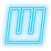 🥰 Эмодзи «Neon Blue» для Telegram