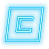 🌩 Эмодзи «Neon Blue» для Telegram