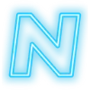 🌩 Эмодзи «Neon Blue» для Telegram