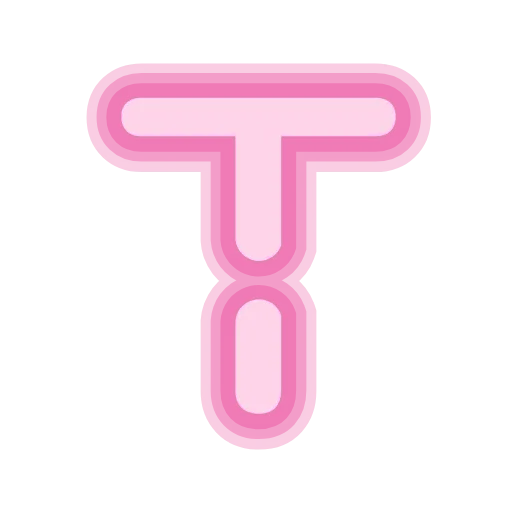 😀 Эмодзи «Neon cyrillic» для Telegram