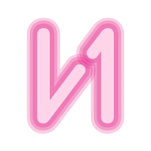 😀 Эмодзи «Neon cyrillic» для Telegram