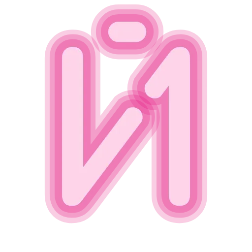 😀 Эмодзи «Neon cyrillic» для Telegram