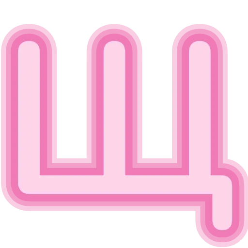 😀 Эмодзи «Neon cyrillic» для Telegram