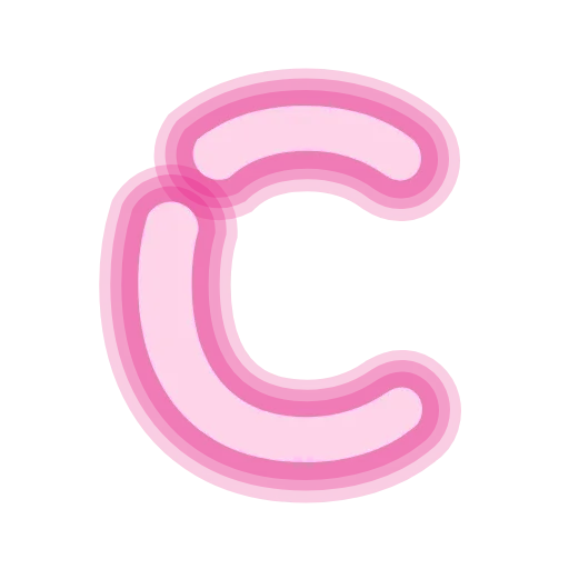 😀 Эмодзи «Neon cyrillic» для Telegram