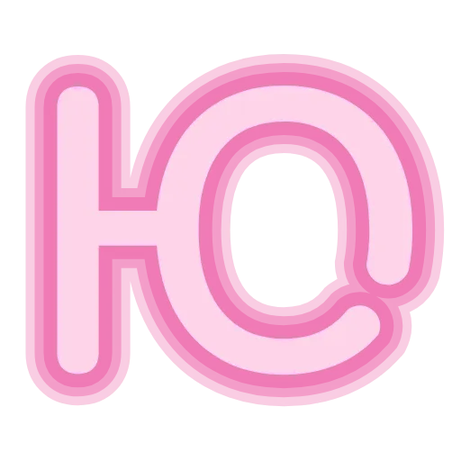 😀 Эмодзи «Neon cyrillic» для Telegram