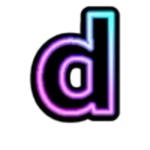 🔡 Эмодзи «Neon Font» для Telegram