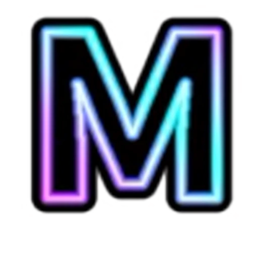 🔠 Эмодзи «Neon Font» для Telegram