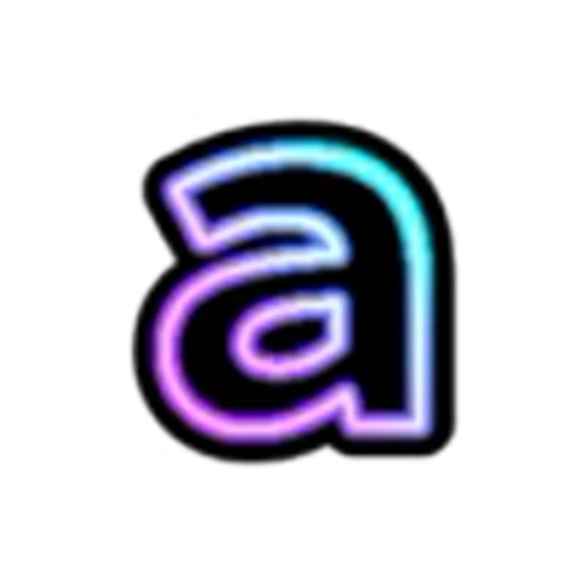 🔡 Эмодзи «Neon Font» для Telegram