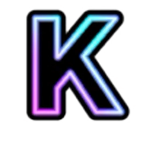 🔠 Эмодзи «Neon Font» для Telegram