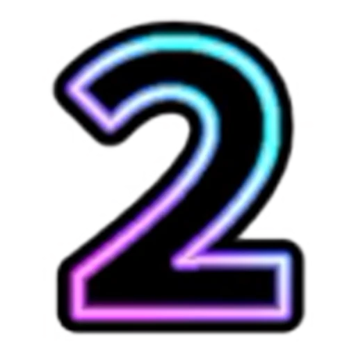 2️⃣ Эмодзи «Neon Font» для Telegram