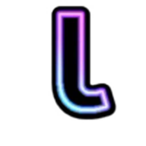 🔡 Эмодзи «Neon Font» для Telegram
