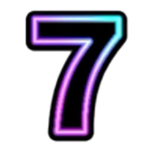 7️⃣ Эмодзи «Neon Font» для Telegram