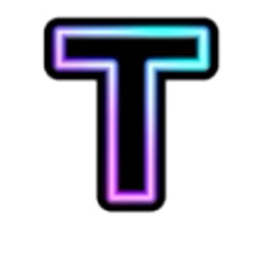 🔠 Эмодзи «Neon Font» для Telegram