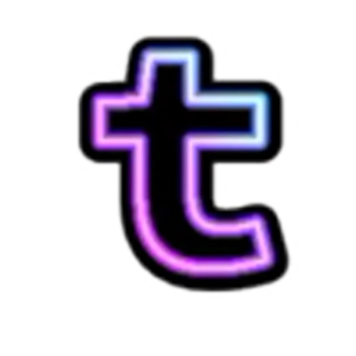 🔡 Эмодзи «Neon Font» для Telegram