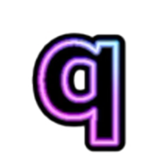 🔡 Эмодзи «Neon Font» для Telegram