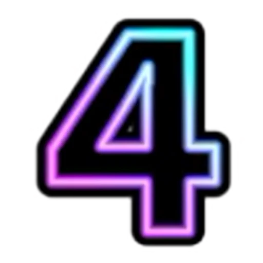 4️⃣ Эмодзи «Neon Font» для Telegram