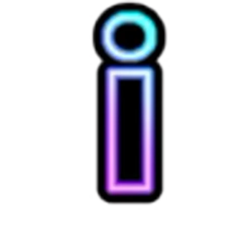 🔡 Эмодзи «Neon Font» для Telegram