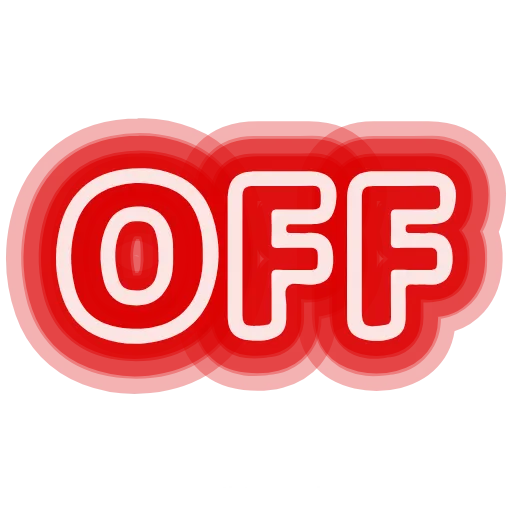 Стикер 56 neon emojis