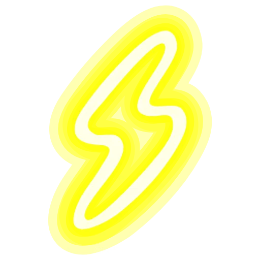 Стикер 28 neon emojis