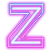 😎 Эмодзи «Neon ABC» для Telegram