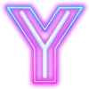 😎 Эмодзи «Neon ABC» для Telegram