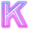 😎 Эмодзи «Neon ABC» для Telegram