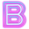 😎 Эмодзи «Neon ABC» для Telegram