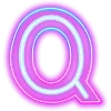 😎 Эмодзи «Neon ABC» для Telegram