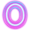 😎 Эмодзи «Neon ABC» для Telegram