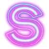 😎 Эмодзи «Neon ABC» для Telegram
